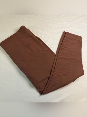 Athleta Elation Pirouette 7/8 Leggings Brown XL High Rise Athleisure